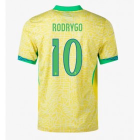 Brasilien Rodrygo Goes #10 Heimtrikot Copa America 2024 Kurzarm